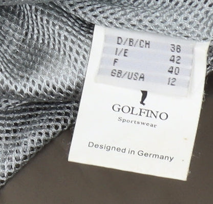 Golfino Women’s Brown Quilted Waistcoat Size 12