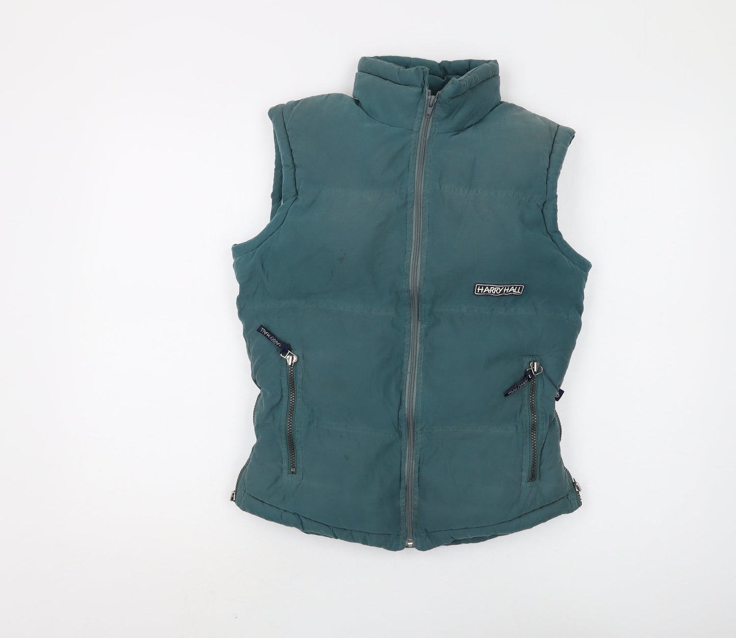 Womens UK Size S Harry Hall Green Gilet