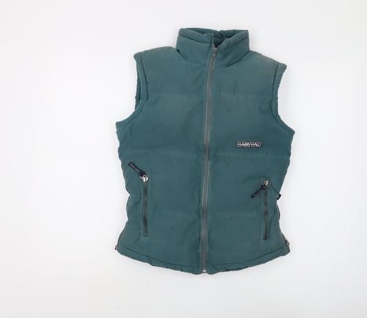 Womens UK Size S Harry Hall Green Gilet