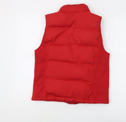 Womens UK Size XS Gap Red Puffer Jacket