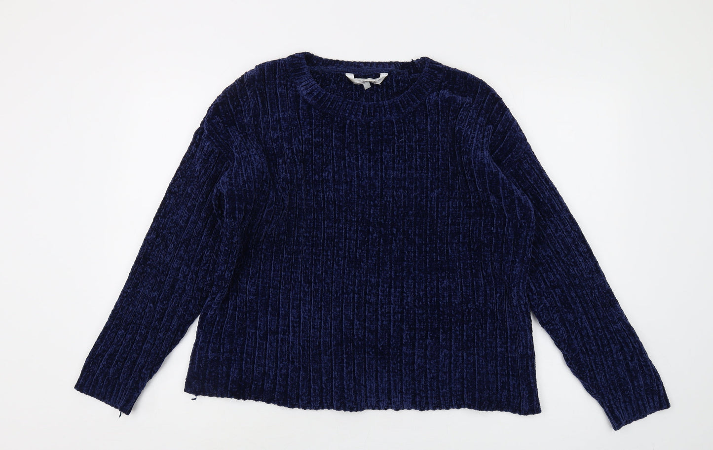 Womens UK Size 12 Red Herring Blue Pullover Jumper