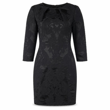 Mango Women's Black Sheath Dress, Size 8, Party Ready
