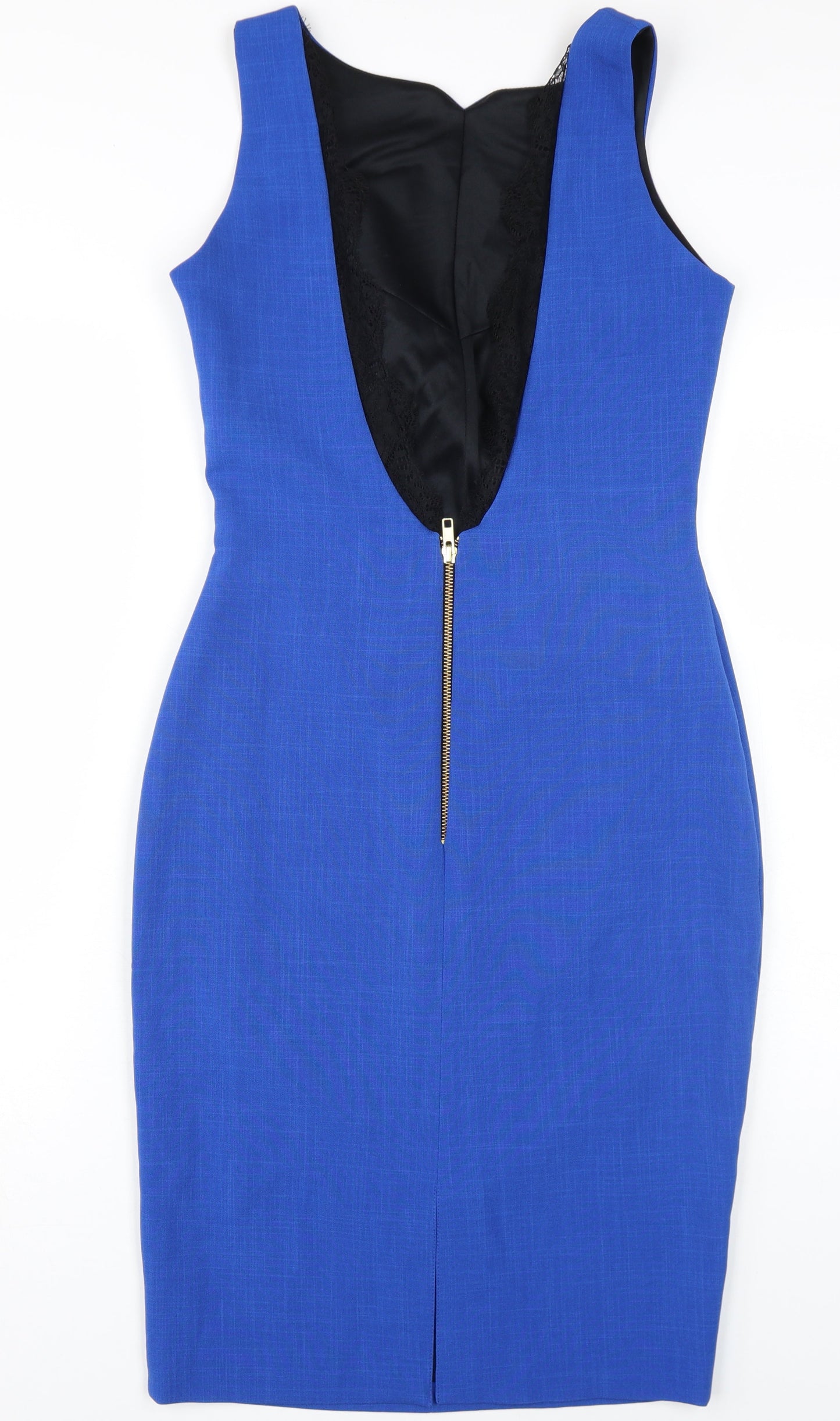 Hybrid Women's Blue Sheath Dress, Size 10