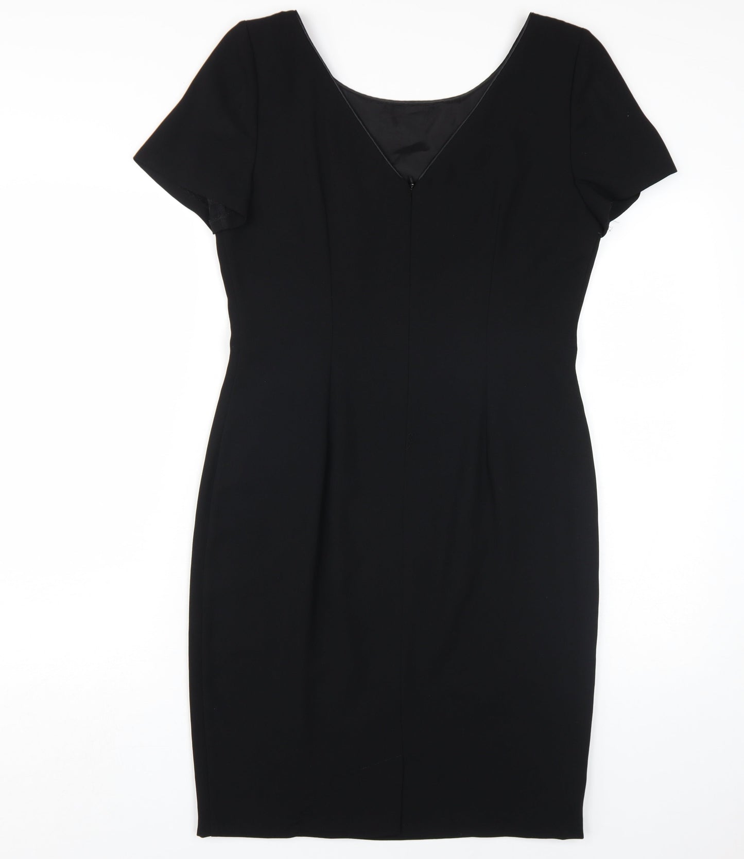 Next Women's Black Sheath Dress - UK 12