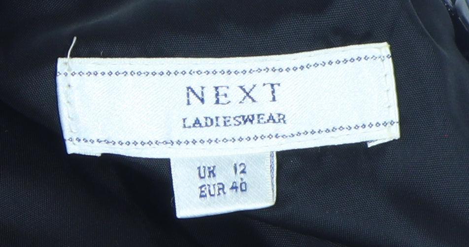 Next Women's Black Sheath Dress - UK 12