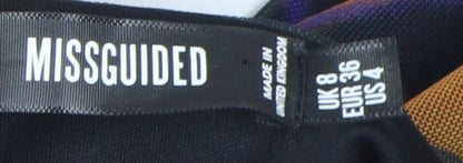 Missguided Women Multicoloured Size 8 Bodycon Dress