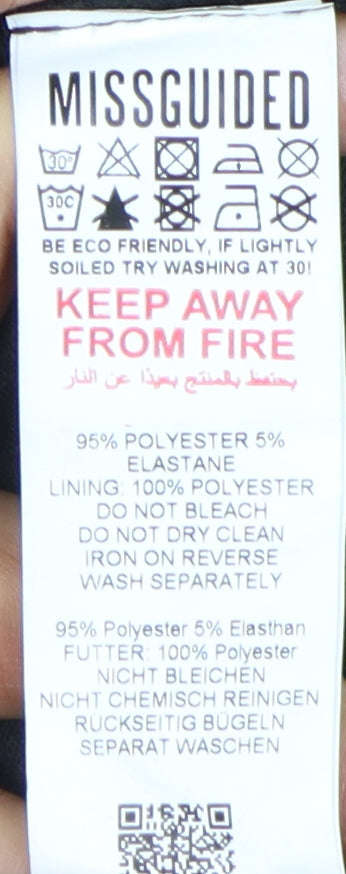 Missguided Women Multicoloured Size 8 Bodycon Dress