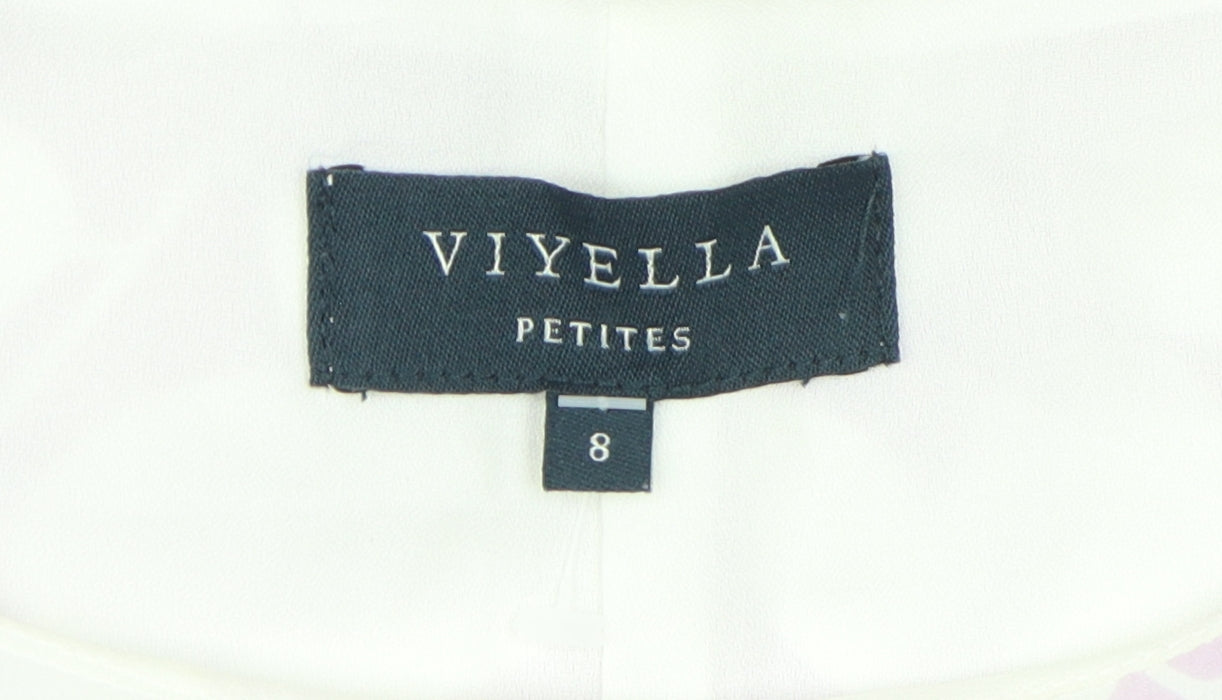 Viyella Women's Pink Floral Sheath Dress Size 8