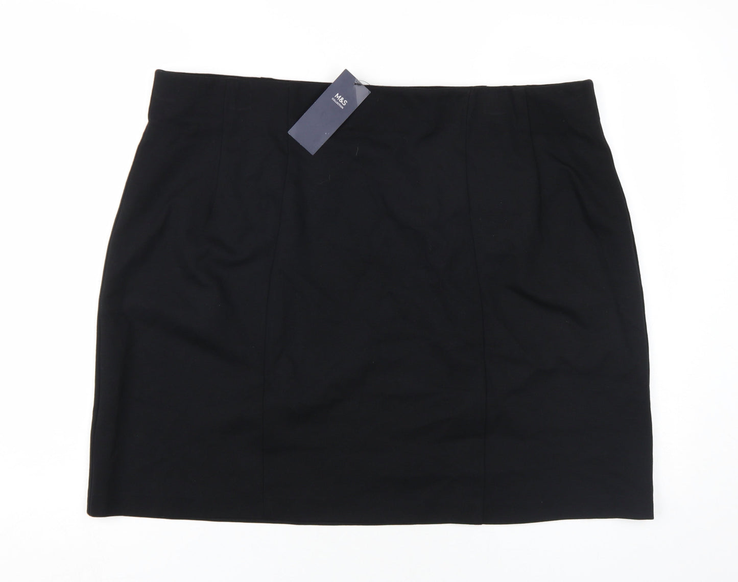 Marks and Spencer Women's Black Pencil Skirt Size 22