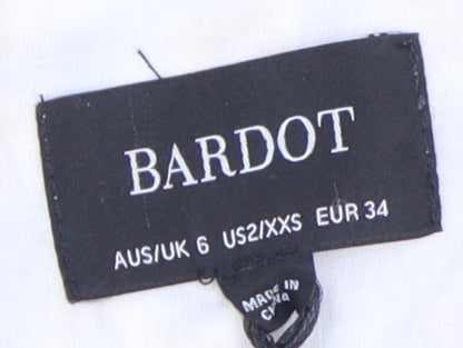 Bardot Women's Multicoloured Floral Short Sleeve Dress