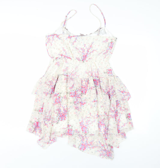 Monsoon Floral Slip Dress - Multicoloured Size 12