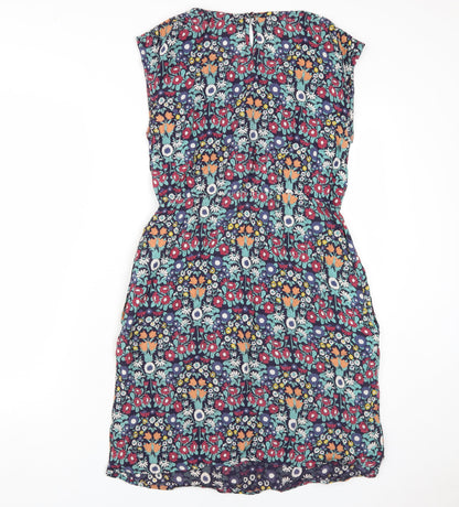John Lewis Womens Multicoloured Floral Shift Dress 10