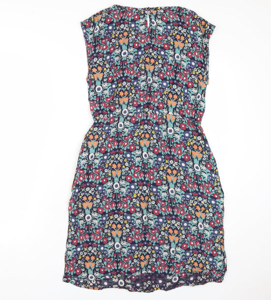 John Lewis Womens Multicoloured Floral Shift Dress 10