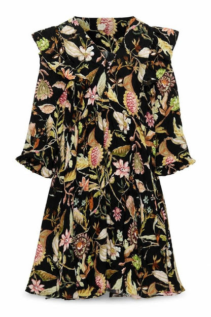 H&M Women's Multicoloured A-Line Dress Size S
