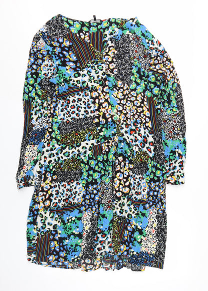 Next Women's Multicoloured Animal Print Dress Size 20