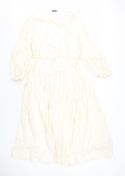 Marks and Spencer Women's Ivory A-Line Dress, Size 18