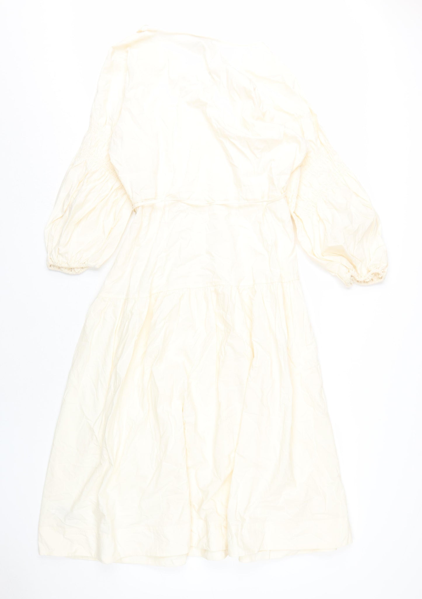 Marks and Spencer Women's Ivory A-Line Dress, Size 18