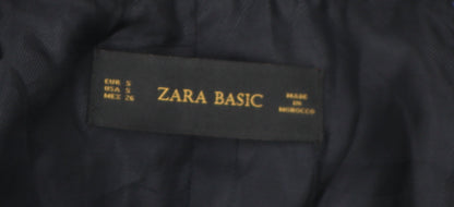 Womens UK Size 8 Zara Black Basic Jacket