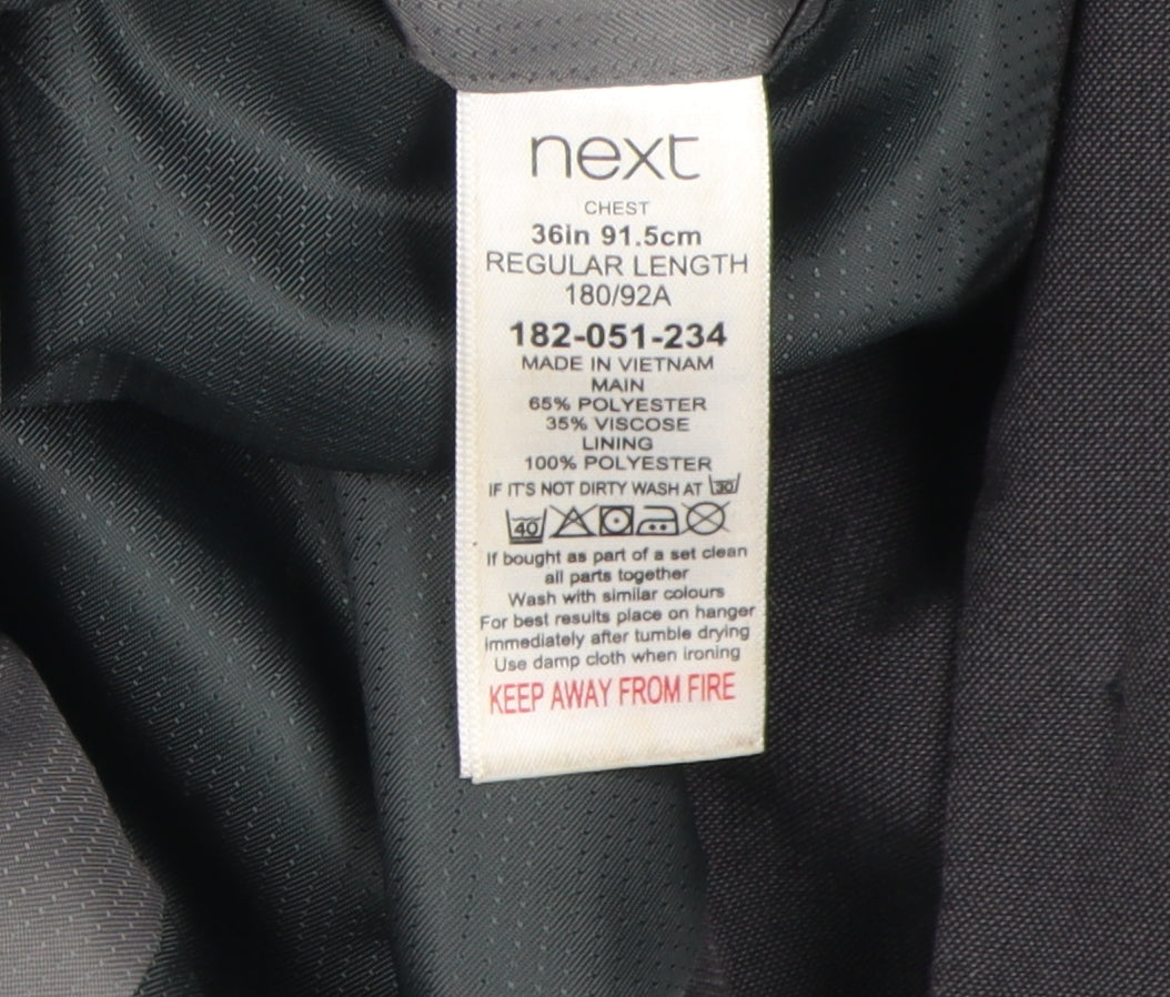 Mens UK Size 36 NEXT Regular Black Suit Jacket