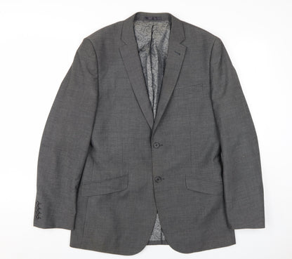 Mens UK Size 38 Butler & Webb Regular Grey Suit Jacket