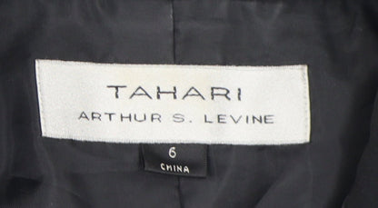 Tahari Women's Black Blazer Size 10 Classic Business Jacket
