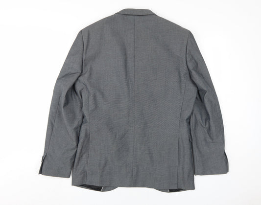 Mens UK Size 40 Ventura Regular Grey Suit Jacket