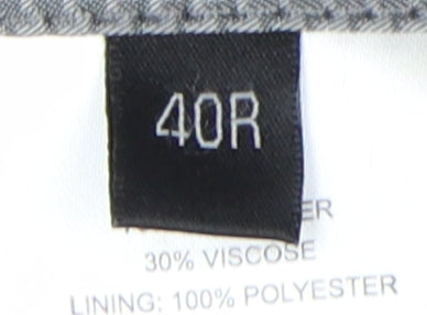 Mens UK Size 40 Ventura Regular Grey Suit Jacket