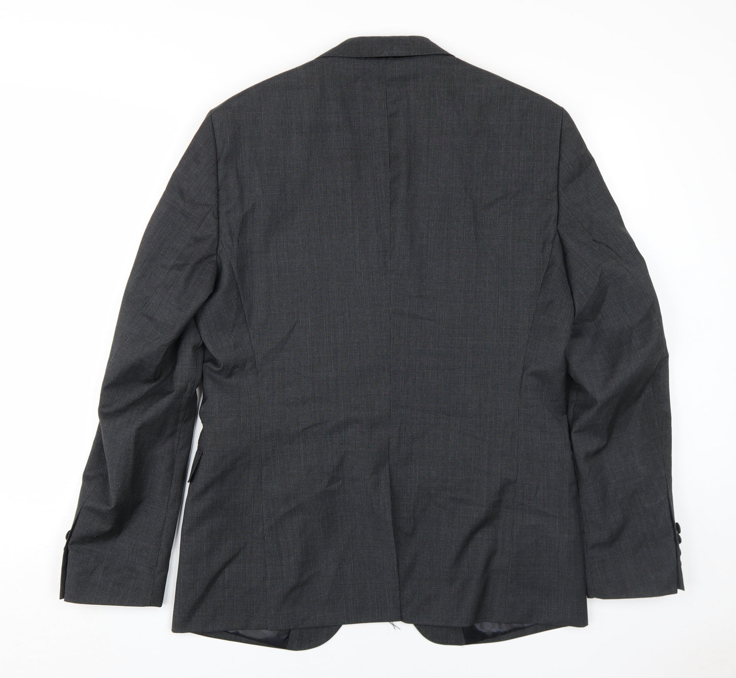 Mens UK Size 42 Zara Regular Black Suit Tuxedo