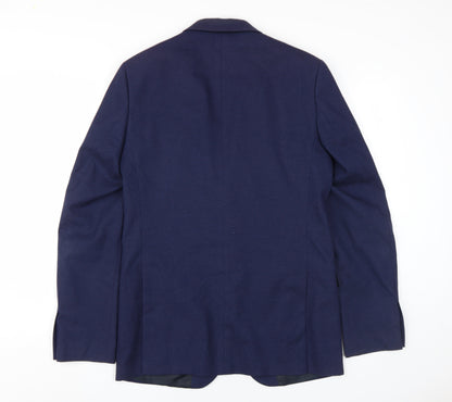 Mens UK Size 38 Marks and Spencer Regular Blue Suit Jacket