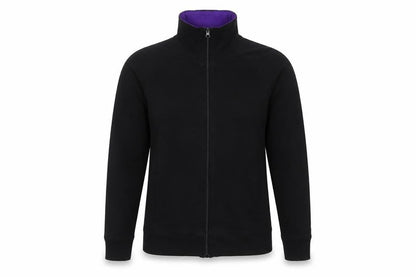 Mountain Life Active Women's Black Full Zip Sweatshirt - Size 14