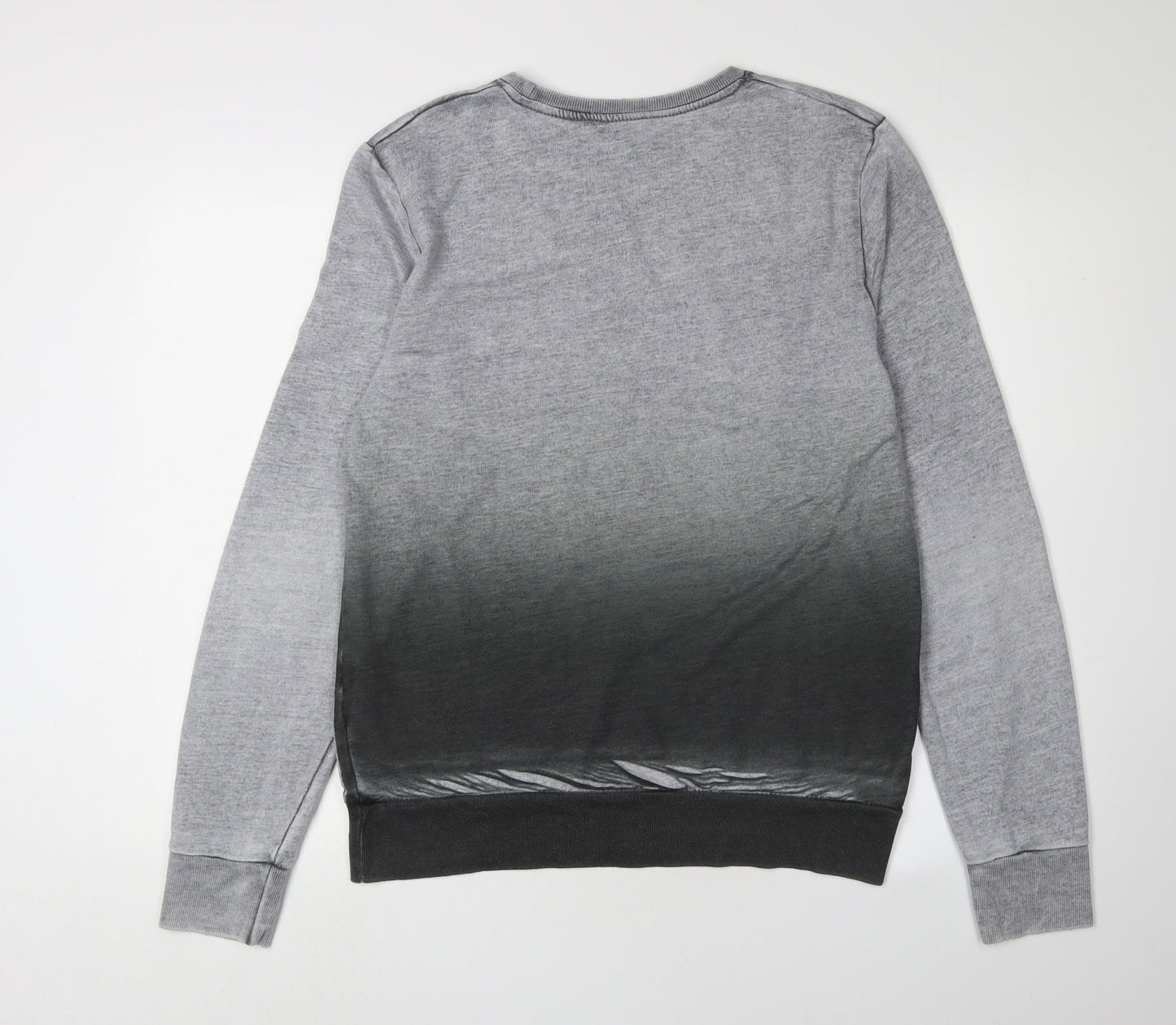 Mens UK Size M River Island Grey Pullover Sweatshirt