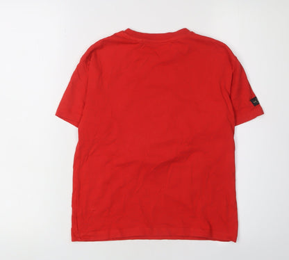 Next Boys Red Graphic Print T-Shirt - Size 8 Years