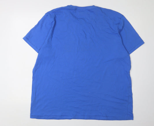 Mens UK Size XL Burton Blue  T-Shirt
