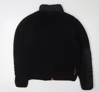Mens UK Size M Bench Black Bomber Jacket