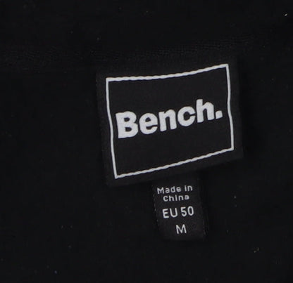 Mens UK Size M Bench Black Bomber Jacket
