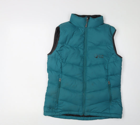 Womens UK Size 10 North Ridge Green Puffer Jacket