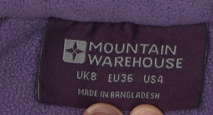 Womens UK Size 8 Mountain Warehouse Purple Pullover Sweatshirt