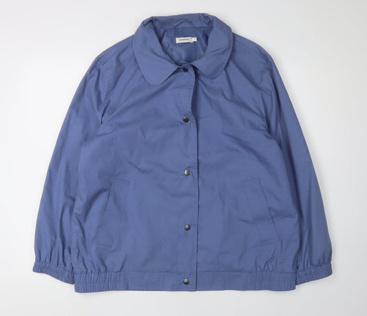 Damart Womens Blue Mid-Length Jacket Size 18