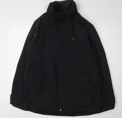 Mens UK Size M Outdoor Sportswear Black Basic Jacket