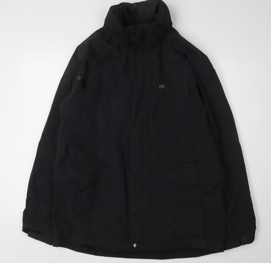 Mens UK Size M Outdoor Sportswear Black Basic Jacket