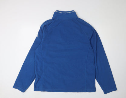 Mens UK Size L Craghoppers Blue 1/2 Zip Sweatshirt