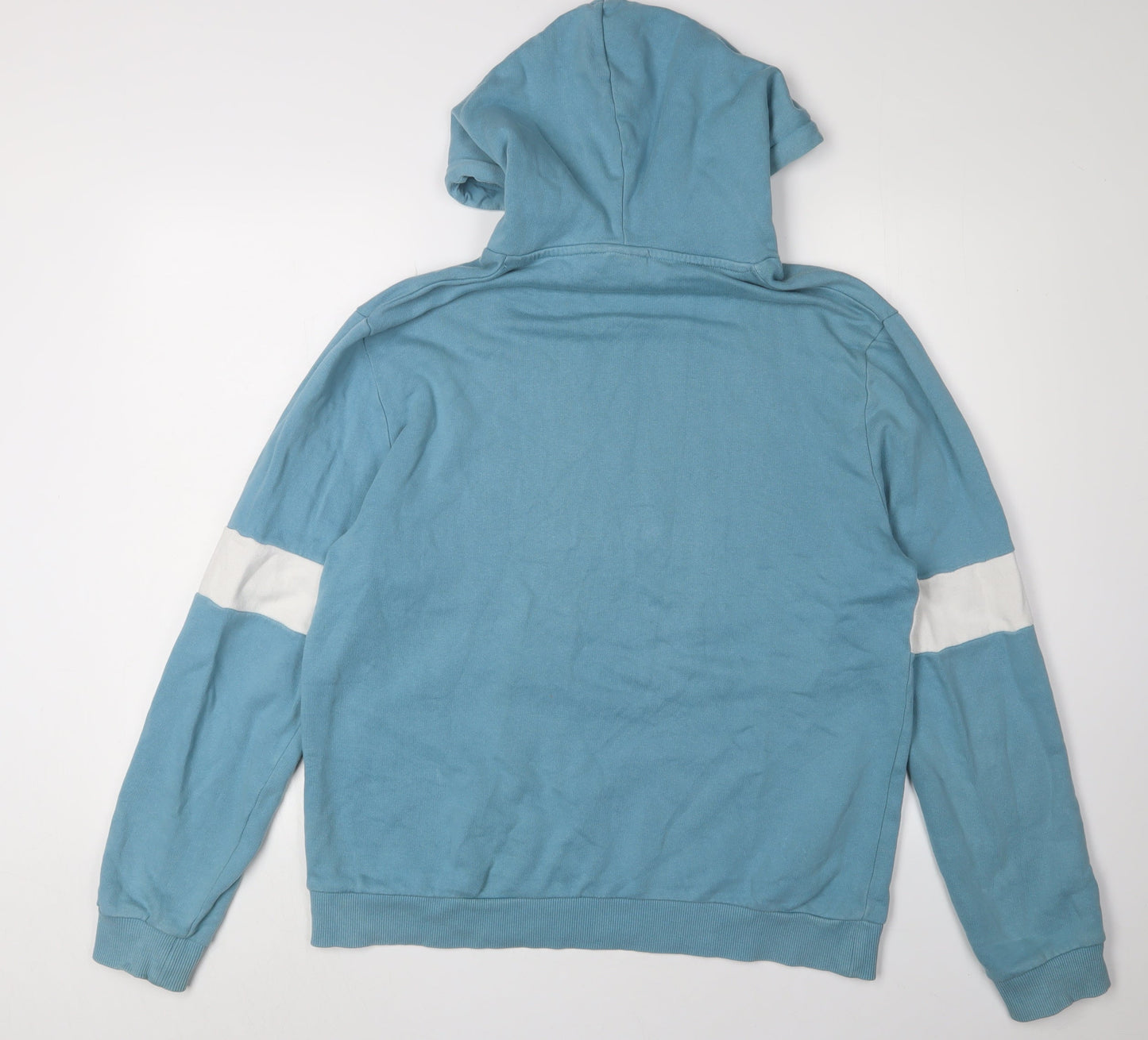 Mens UK Size L ASOS Blue Pullover Hoodie