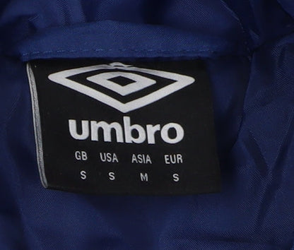 Mens UK Size S Umbro Blue Puffer Jacket