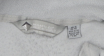 Regatta Women's Grey Fleece Sweatshirt, Size 16