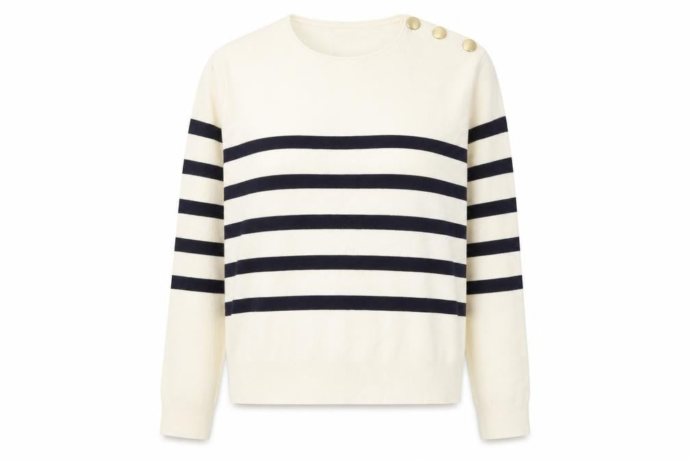 Womens UK Size M MNG Ivory Pullover Jumper
