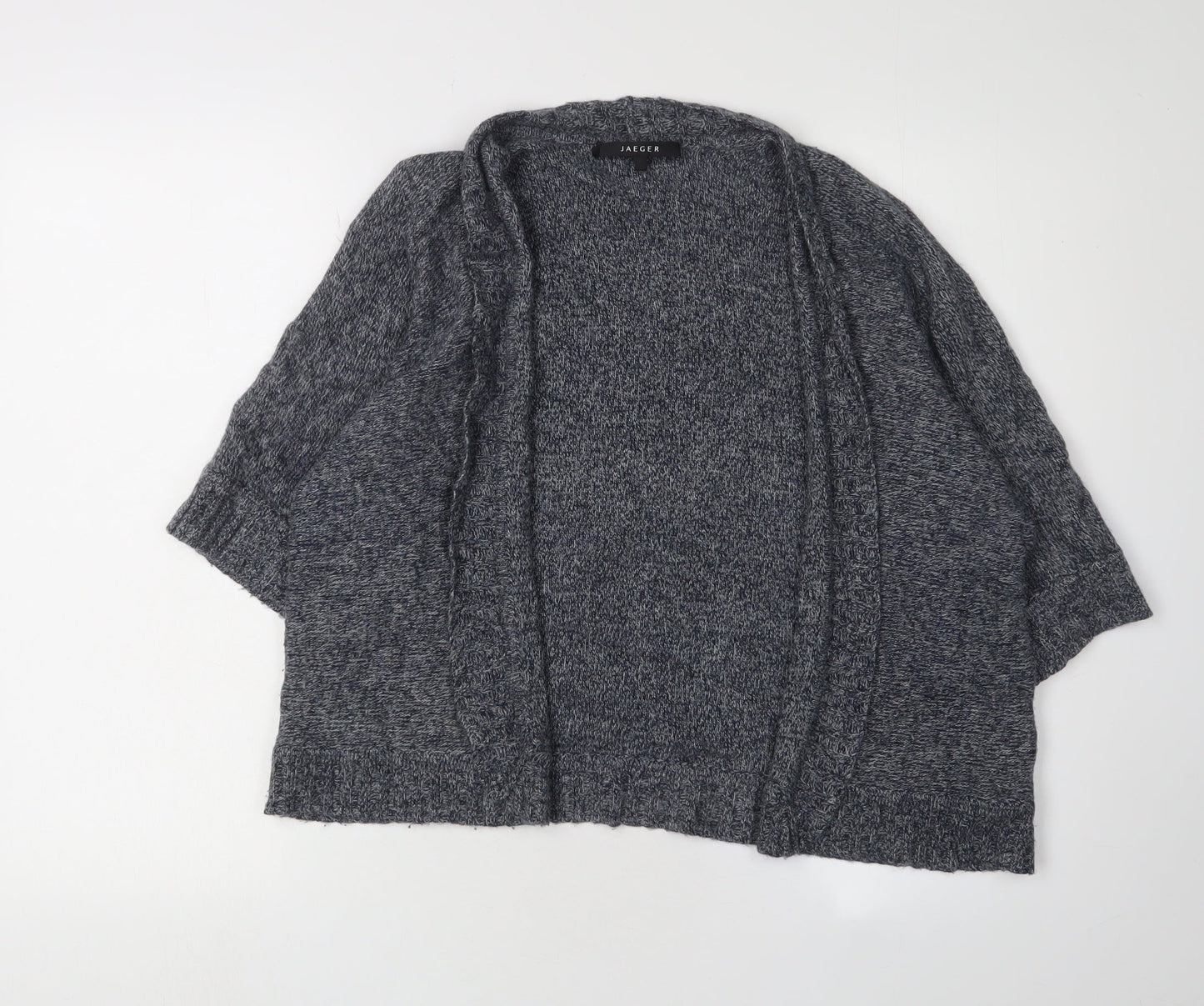 Jaeger Grey Cardigan for Women, Size M, Casual Knit