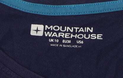 Mountain Warehouse Women's Blue Relaxed Fit T-Shirt