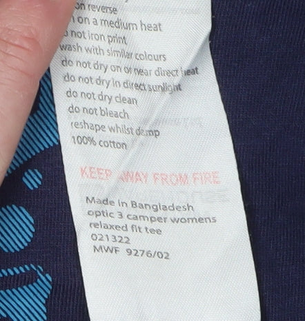 Mountain Warehouse Women's Blue Relaxed Fit T-Shirt