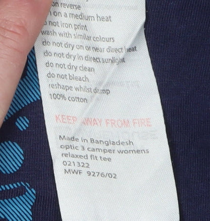 Mountain Warehouse Women's Blue Relaxed Fit T-Shirt