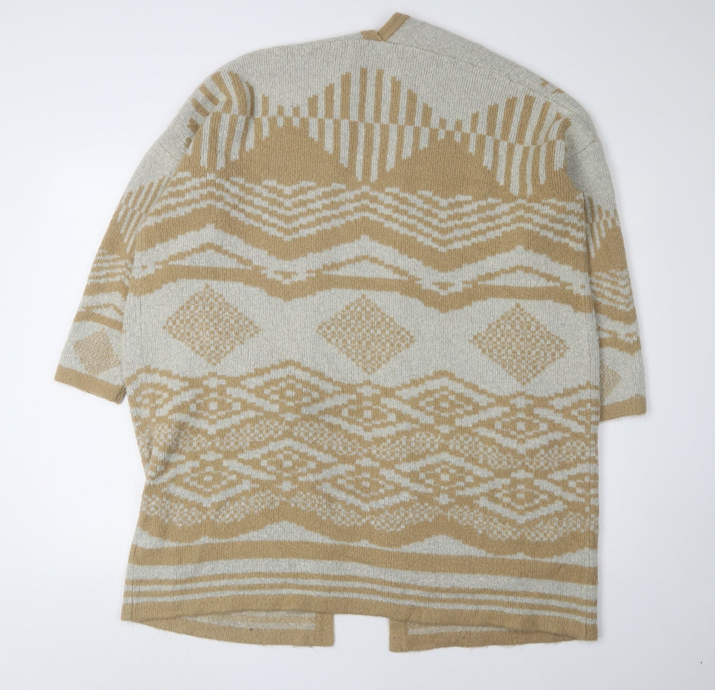 Womens UK Size M Oasis Beige Cardigan Jumper